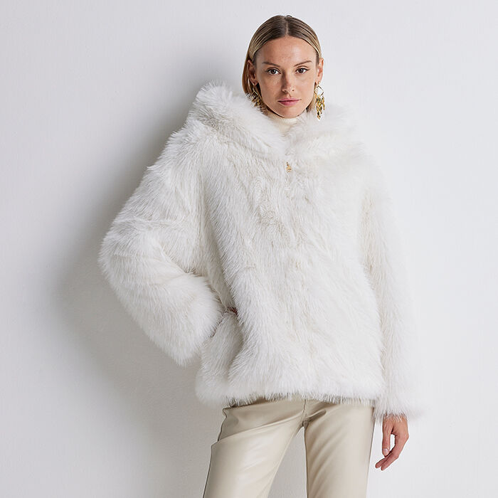 Cappotto maxi bianco, Primadonna, 22B402316FUBIANUNI