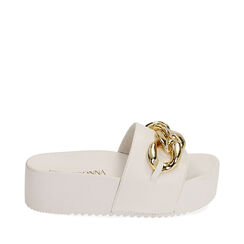 Ciabatte mare platform bianche , Scarpe, 194737003EPBIAN037, 001a