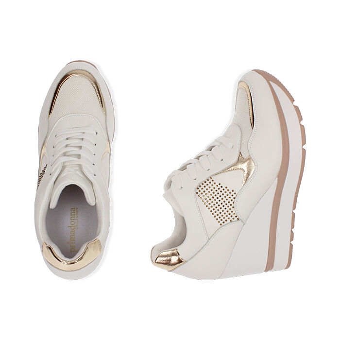 Bianche zeppa Sneakers per Donna | FASHIOLA.it