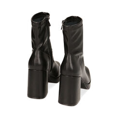 Stivaletti neri, tacco 9,5 cm, Primadonna, 224908708EPNERO037, 003 preview
