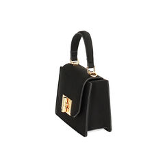 Minibag nera piccola in lycra, Primadonna, 235125430LYNEROUNI, 002 preview