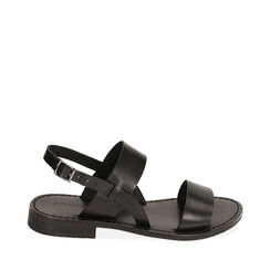 ZAPATOS FLAT PIEL NERO, 21B814002PENERO035, 001a