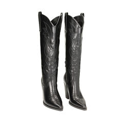 WOMEN SHOES BOOTS SYNTHETIC NERO, Primadonna, 233086303EPNERO035, 002a