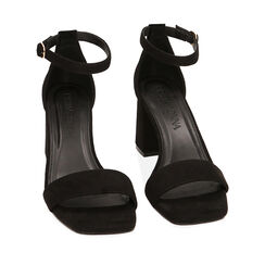 ZAPATOS SANDALIA MICROFIBRA NERO, Primadonna, 214946335MFNERO035, 002a