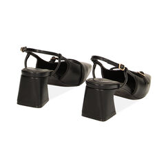 Zapatos de tacón destalonados negros, Primadonna, 232100402EPNERO036, 003 preview