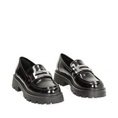 Mocasín negro trendy, Primadonna, 244954315ABNERO038, 002a
