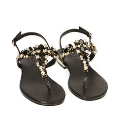 ZAPATOS FLAT SINTETICO NERO, Primadonna, 214909918EPNERO035, 002a