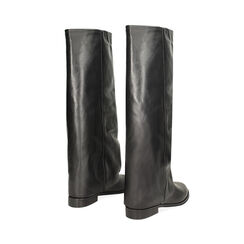 Stivali in pelle neri con plateau interno, Primadonna, 24A502025PENERO035, 003 preview