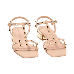 WOMEN SHOES SANDAL SYNTHETIC BEIG, Primadonna, 234911689EPBEIG035, 002 preview