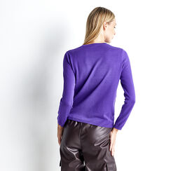Maglia girocollo viola, Primadonna, 22U423641TSVIOLL, 002 preview