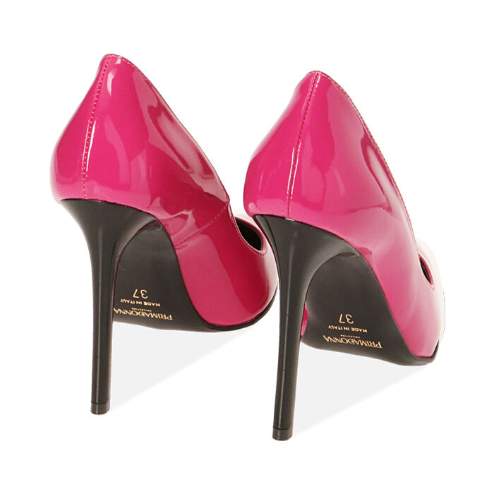 Decollete fucsia new arrivals in vernice