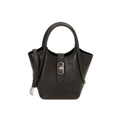 Mini-bag nera a mano, Primadonna, 225124795EPNEROUNI, 001 preview