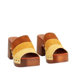 WOMEN SHOES CLOG SUEDE MUCN, Primadonna, 254990102CMMUCN035, 002a