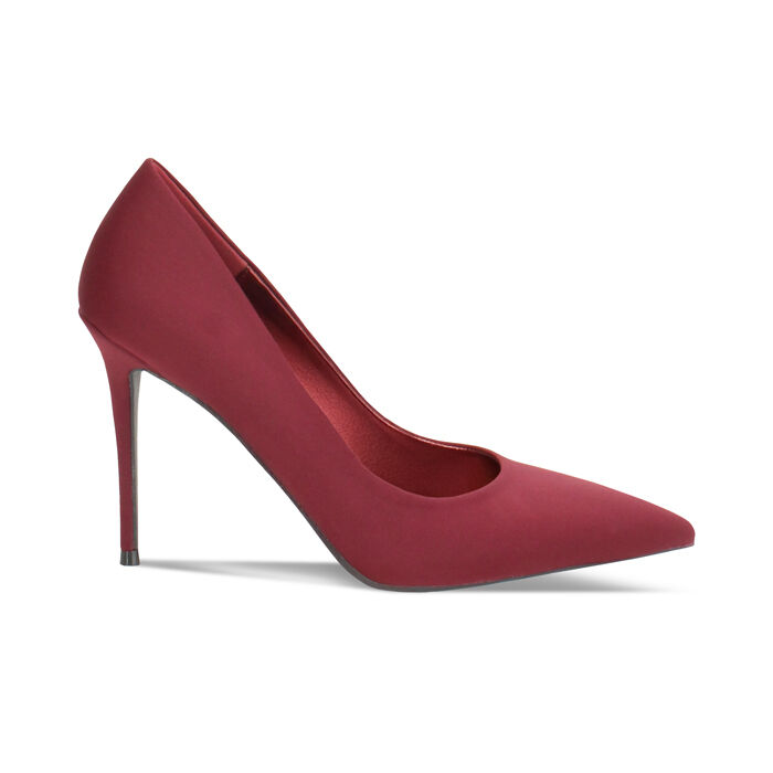 Décolleté bordeaux con tacco 10 cm, Primadonna, 262130616LYBORD037
