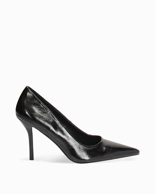 D&eacute;collet&eacute; nere tacco 9 cm, BLACK