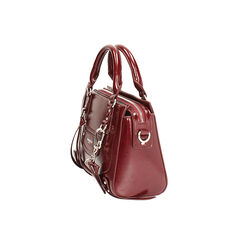 Mini sac bordeaux brillant avec bandoulière amovible, Primadonna, 26D519929EUBORDUNI, 003 preview