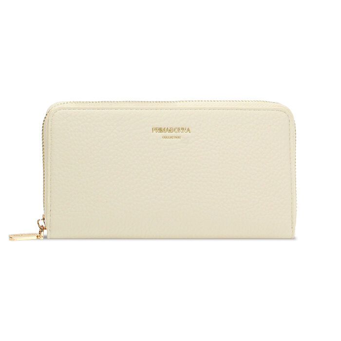 Portafoglio donna panna semplice, Primadonna, 255700503EPPANNUNI