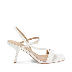 Sandale à talon femme blanche moderne, Primadonna, 252137807EPBIAN035, 001a