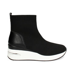 Slip on mujer negra en tela, Primadonna, 252822812TSNERO037, 001 preview