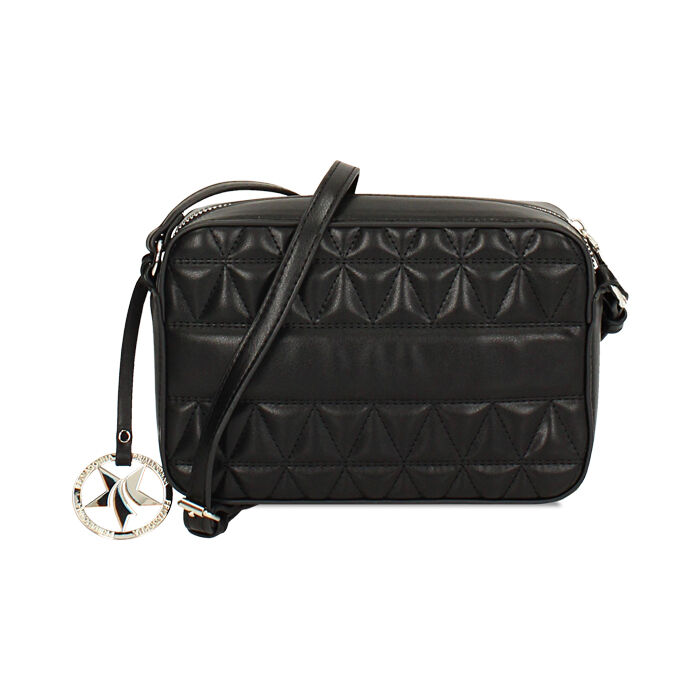 Borsa a tracolla nera matelasse Primadonna Collection