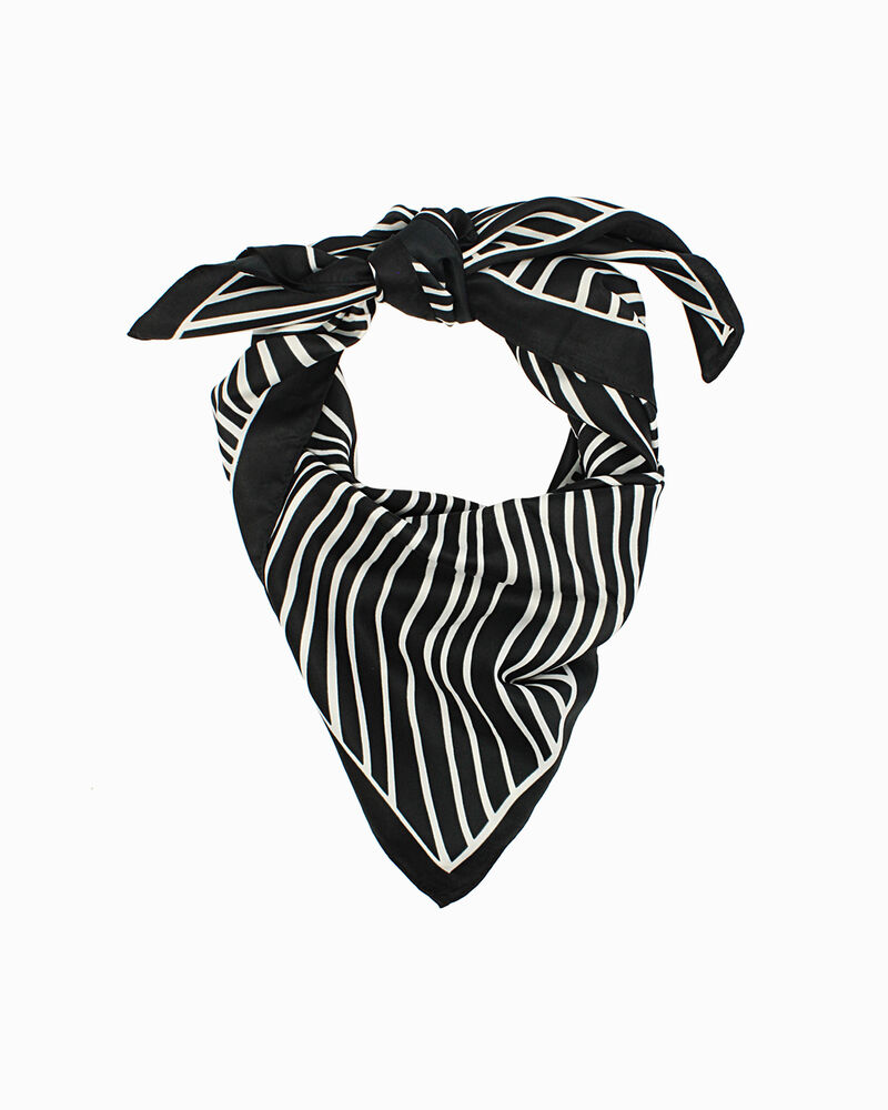 Foulard da donna nero-bainco image number null