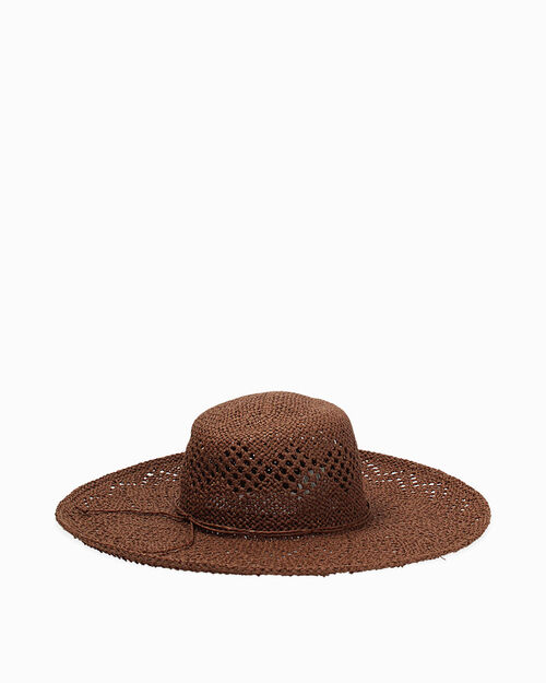 Cappello da donna in paglia testa di moro, 