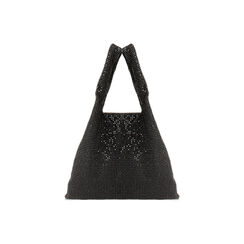 Mini sac noir en microfibre avec strass, Primadonna, 265126666MPNENEUNI, 001 preview