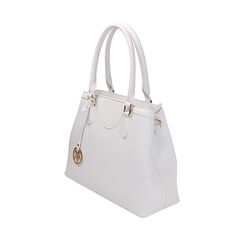 Borsa a spalla bianca, Primadonna, 21D902211EPBIANUNI, 002a