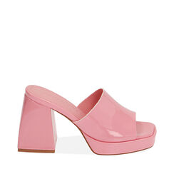 Mules rosa in vernice, 194991004VEROSA036, 001a