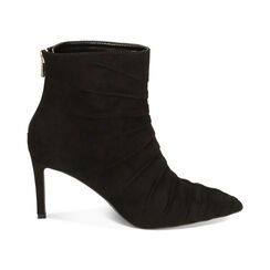 Botas negras de microfibra, tac&ograve;n 12 cm, Primadonna, 222185146MFNERO036, 001 preview