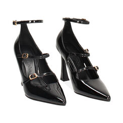 Escarpins noirs avec boucles, Primadonna, 242159746VENERO037, 002 preview