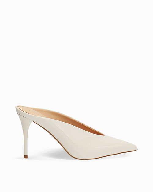 Sabot panna tacco 9 cm, CREAM