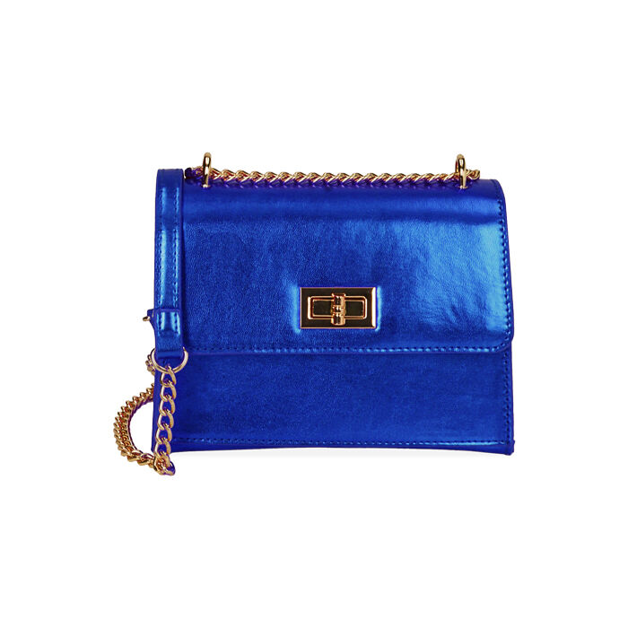 TL Bag Borsa a Tracolla in Pelle Morbida Blu Scuro TL141720