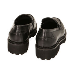 Mocassini platform neri in pelle, Primadonna, 221406942PENERO041, 003 preview