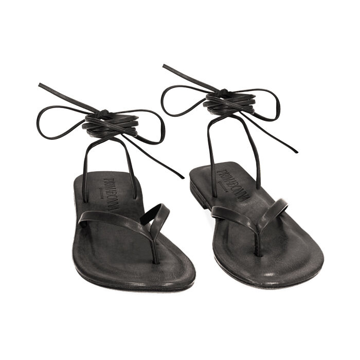 Sandali donna bassi neri Primadonna Collection