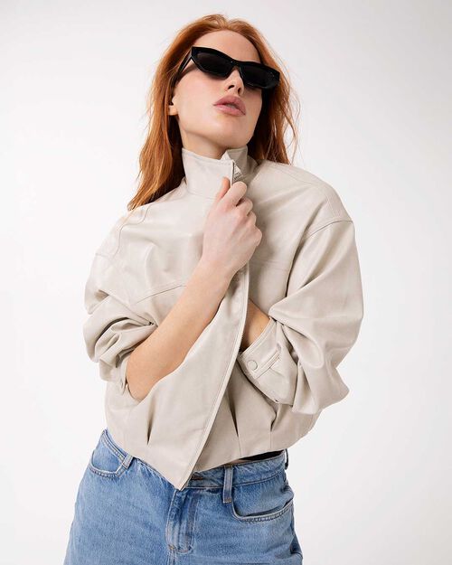 Giubbino panna urban chic, CREAM
