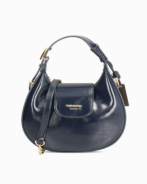 Mini bag azul brillante con bandolera removible