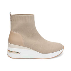 Slip on femme beige en tissu, Primadonna, 252822812TSBEIG035, 001 preview