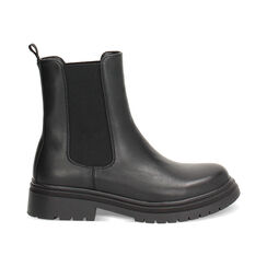 Boots Beatles noirs avec talon de 4,5 cm, Primadonna, 262810214EPNERO035, 001 preview