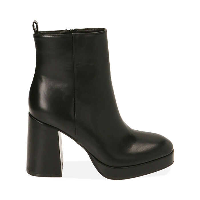 Bottines noires talon 5 cm best sale