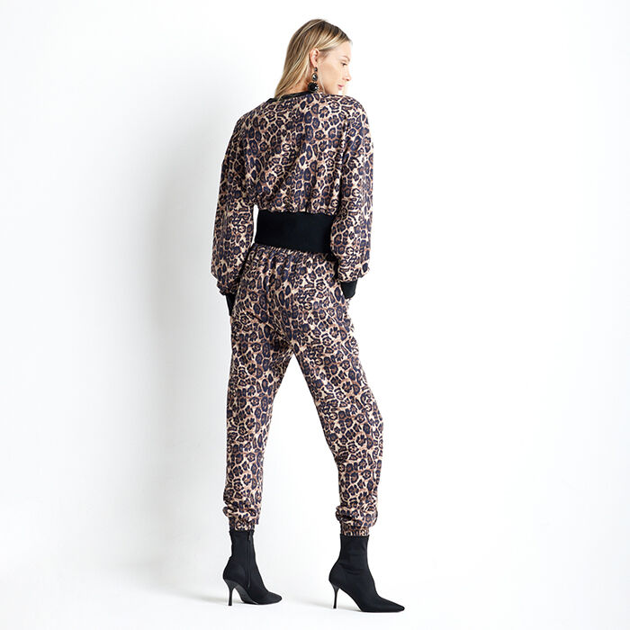 Tuta asics 2025 femminile leopardata