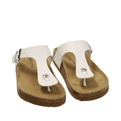 Ciabatte infradito bianche, Ultime Occasioni, 217811613EPBIAN036, 002a