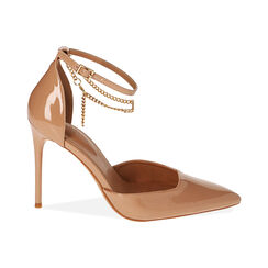 ZAPATOS OPEN SHANK SINTETICO CHAROL NUDE, Primadonna, 212179724VENUDE036, 001 preview