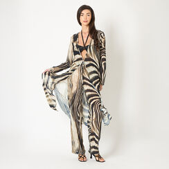 Copricostume donna nero beige, Primadonna, 25C924270TSNEBEUNI, 002a