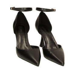 Décolleté Open Shank nere, tacco 8 cm, Primadonna, 234934819EPNERO035, 002 preview