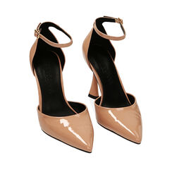 WOMEN SHOES OPEN SHANK SYNTHETIC PATENT, Nouvelle Collection, 222159624VENUDE035, 002a