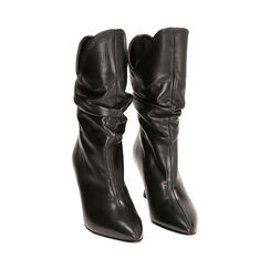 ZAPATOS BOTAS CAÑA CORTA PIEL NERO, Primadonna, 18A506004PENERO036, 002 preview