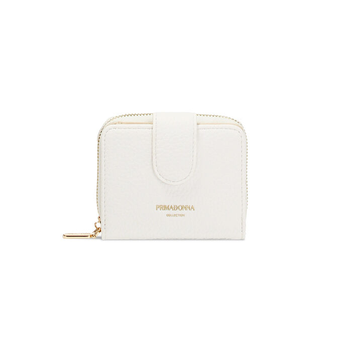 Portafoglio donna bianco piccolo, Primadonna, 255700502EPBIANUNI