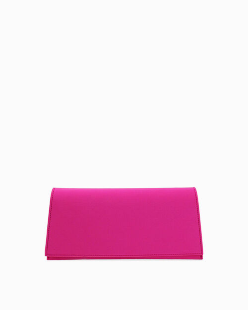 Pochette fucsia con tracolla removibile, FUCHSIA