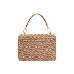 Mini bag donna cognac-beige in raffia, Primadonna, 255125664RFCOBEUNI, 004 preview